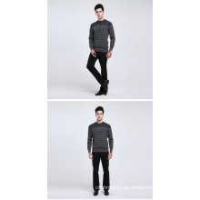 Yak Wolle / Kaschmir Rundhals Langarm Pullover Pullover / Kleidung / Garment / Strickwaren